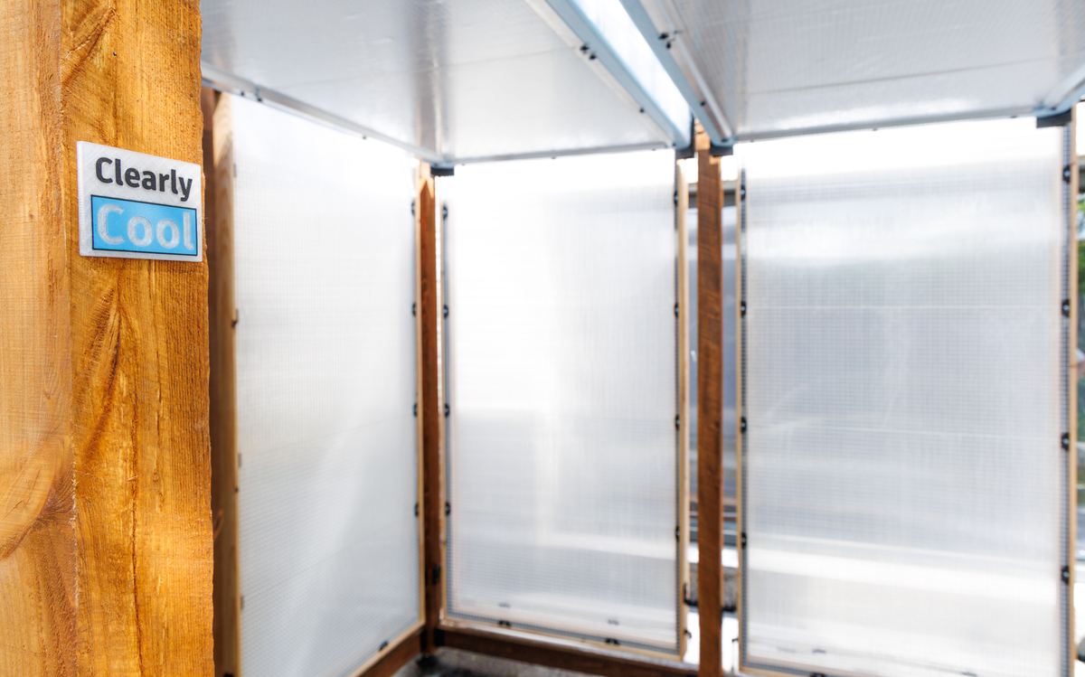 Clearly Cool radiant cooling demonstration pavilion