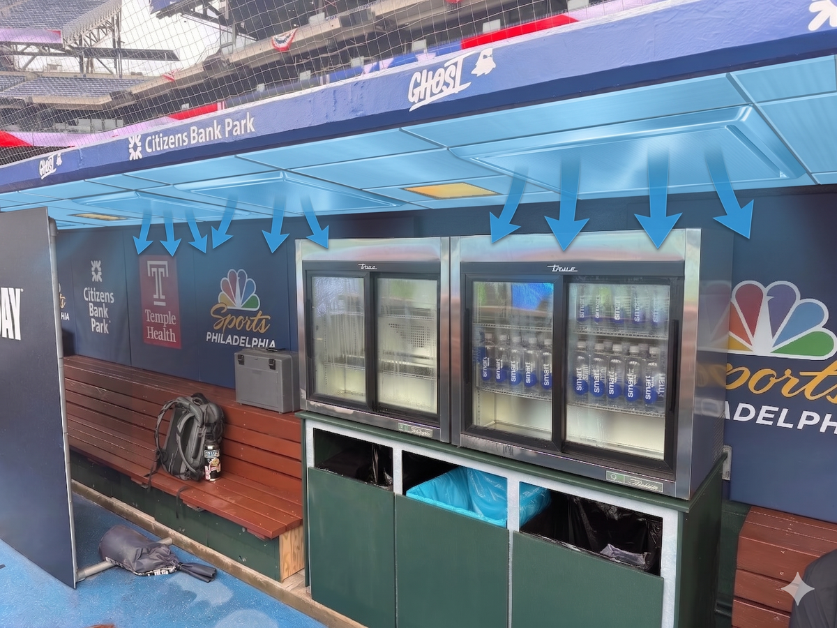 Clearly Cool sport dugout conceptualization — cool players not just drinks