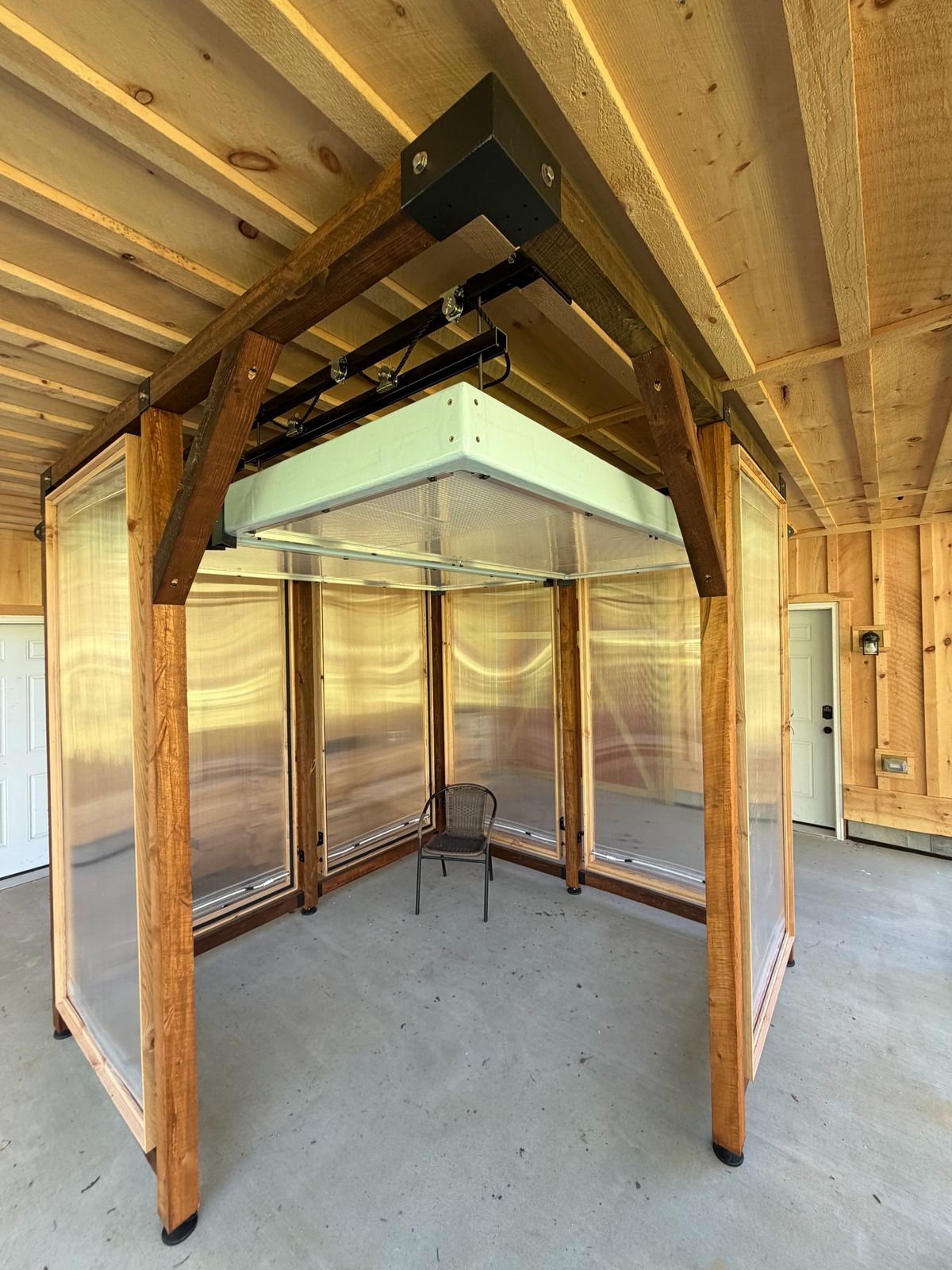 Clearly Cool deployable radiant cooling pavilion